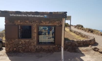 Tourist Information Point of La Amatista Viewpoint (Cabo de Gata - Almeria)